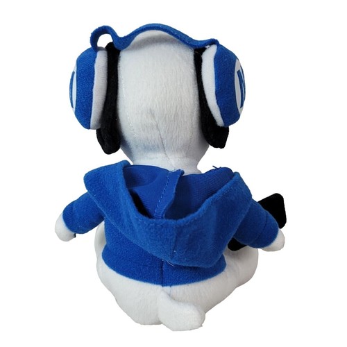 Snoopy Plush White 6" Headphones iPod Phone Blue Shirt 2013 Metlife Promotional - Picture 4 of 9