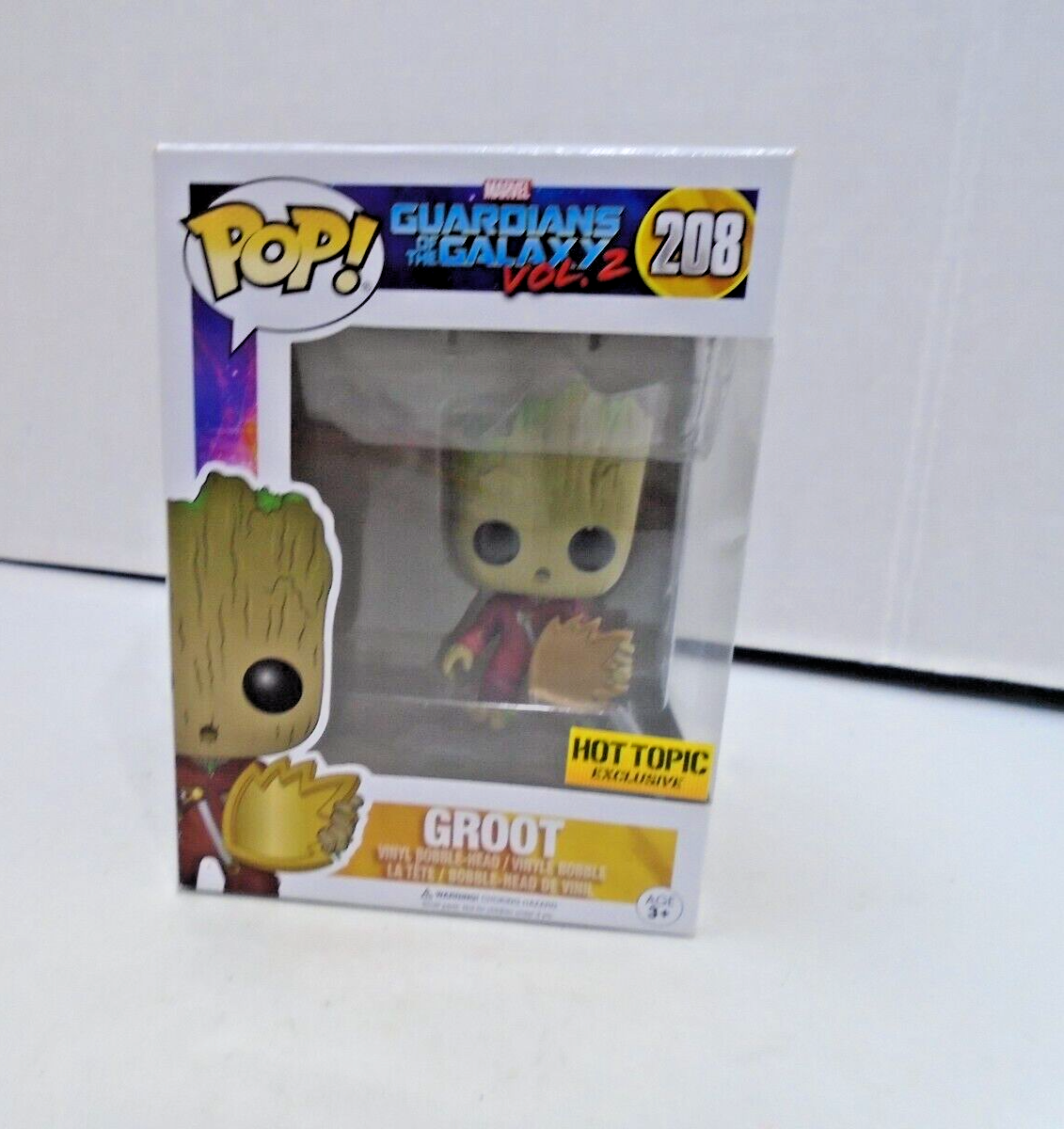 Funko POP! Guardians of the Galaxy Vol. 2 Groot #208 Hot Funko POP! Guardians of the Galaxy Vol. 2 Groot #208 Hot