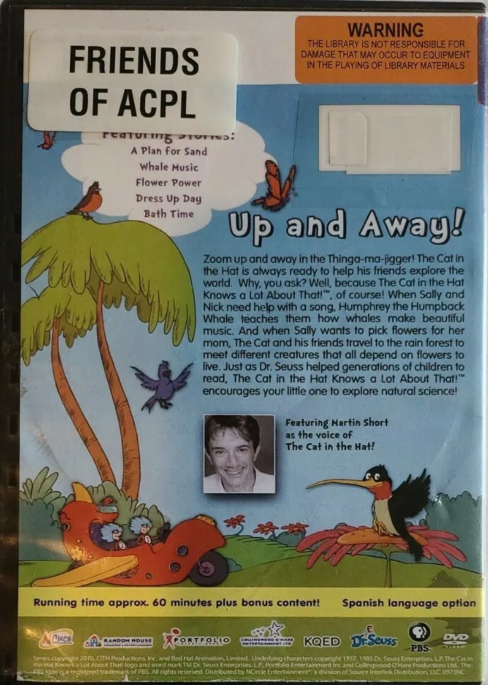 The Cat in the Hat Knows a Lot About That: Up and Away (DVD
