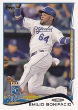 2014 Topps #322 Emilio Bonifacio NM-MT Royals ID:19681