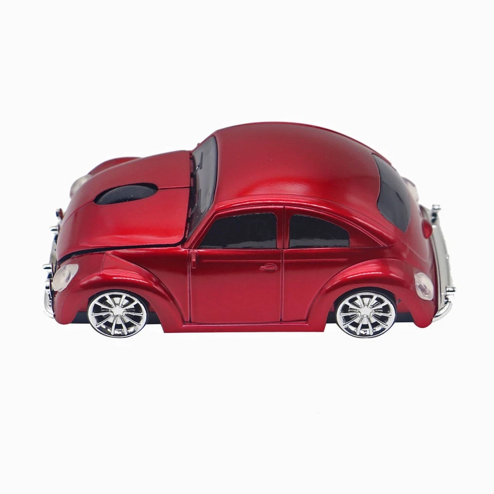 ECOiNVA Wireless Beetle Car Mouse Laptop PC Computer Desk Decor Mice for JKC - Image 3 of 4