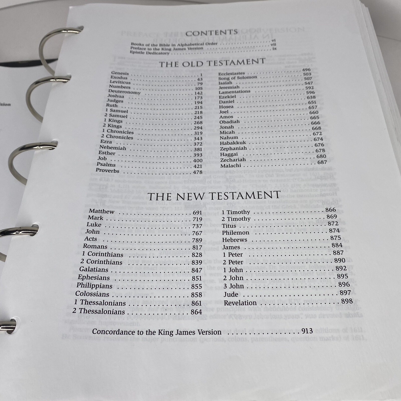 KJV Loose-Leaf Wide Margin Reference Bible 5!ring Binder by Hendrickson ...