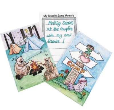 S&S Worldwide Paint-a-Dot Camp Fun Craft Kit 48/Pack GP3129