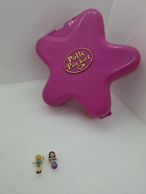 Polly Pocket Fairy Light Wonderland Stern Star Pink Dose Licht Funktioniert
