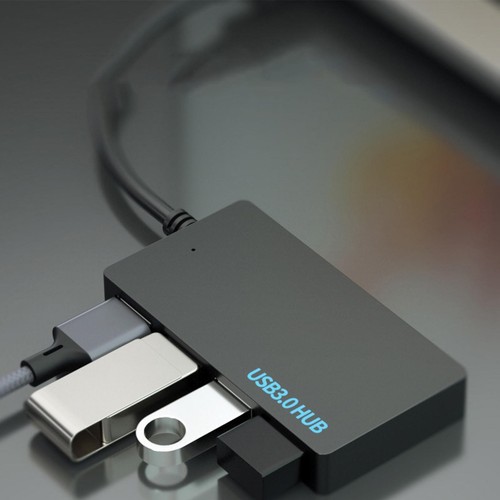 Hub de 4 puertos USB 3.0 adaptador de alta velocidad computadoras de escritorio múltiples portátiles NUEVO divisor 2025 - Imagen 5 de 9
