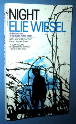 Night By Elie Wiesel, 1958, 1982, Vintage Paperback