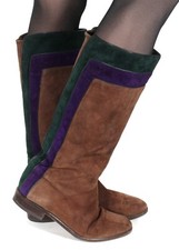 Damenstiefel Lederstiefel Leder Vintage Elegant Stiefel Bally 39