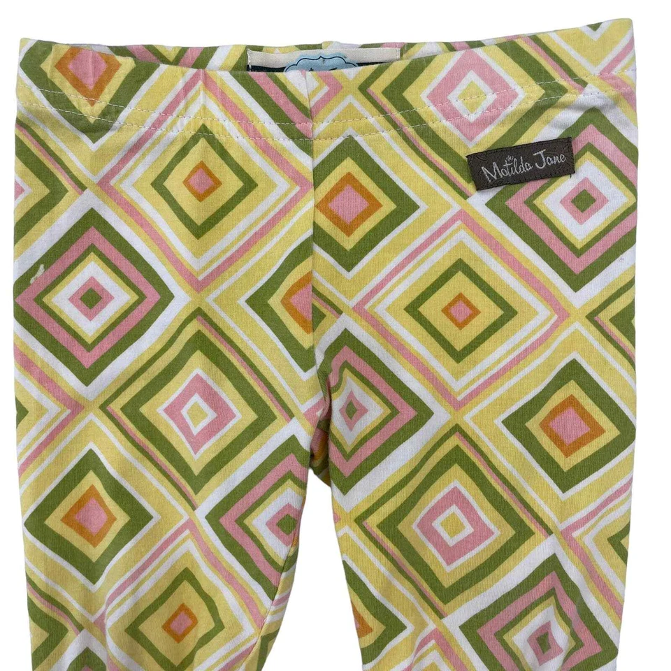 Pantalón al Tobillo Matilda Jane Patrón Geométrico Volantes Ribete Niñas 12 M Foto 2 de 4