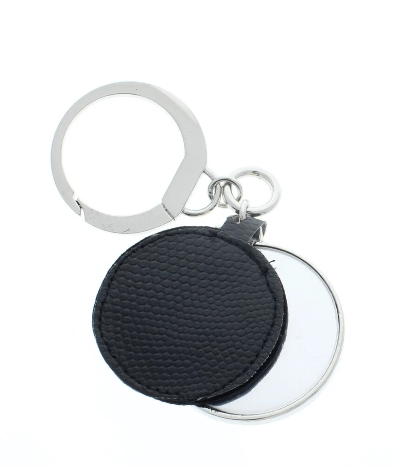 Rhinestone Bling Rosette Flower Mirror Key Chain Fob Phone Purse Charm - Image 4 of 4