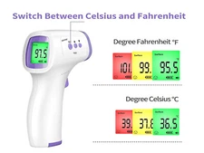 Digital LCD Infrared Forehead Thermometer Non-Touch Temperature Measure NEW