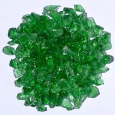 Light Green Fire Glass 1/4"-3/8"  Size 2