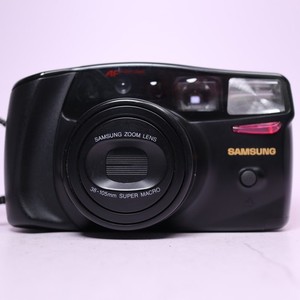 Samsung Maxima Zoom 105 35mm Film Point And Shoot Camera Black Tested