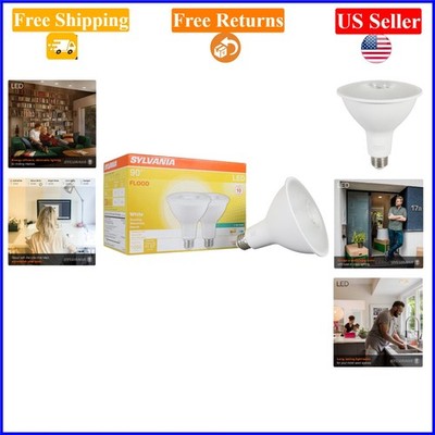 Sylvania 90W Equivalent LED Par38 Bulb 13W, 1050 Lumens, White, 2 Pack, Non-D...