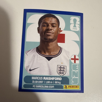 Panini FIFA World Cup 2026 Sticker ENG 19 Marcus Rashford FC Barcelona
