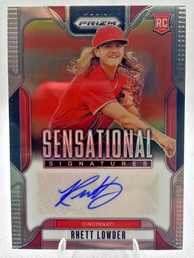 RHETT LOWDER 2025 PRIZM SENSATIONAL SIGNATURES ROOKIE AUTO #SS-RL