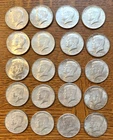 1964 JFK Kennedy 90% Silver Half Dollar Roll of 20 Coins Circulated