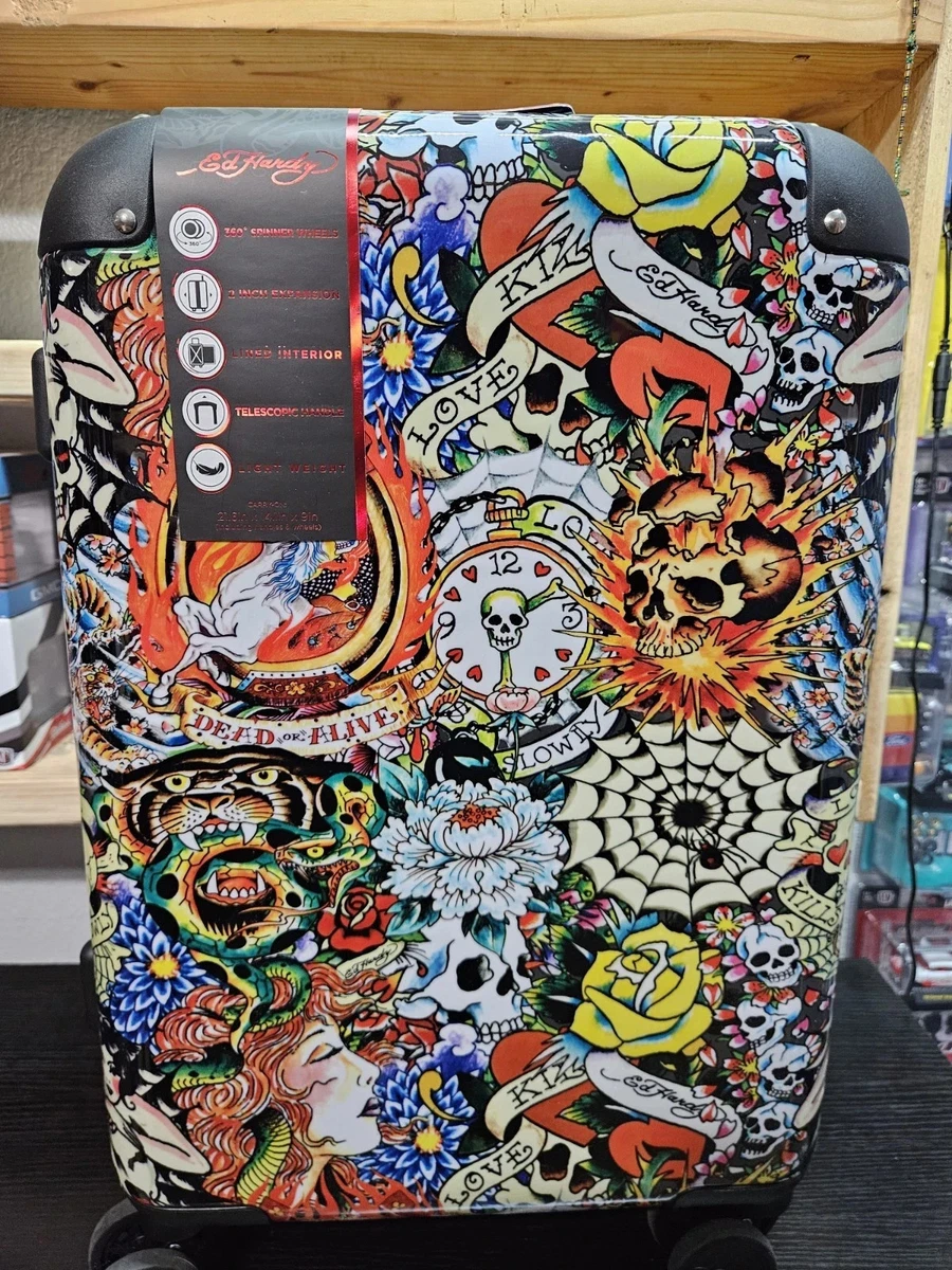 Ed Hardy Unisex Adult Travel Luggage for sale | eBay