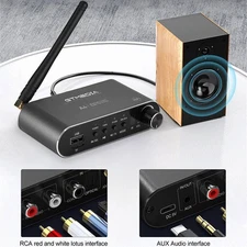Bluetooth Transmitter Receiver 4-in-1 Home Audio Adapter AUX USB 3.0 Long Range
