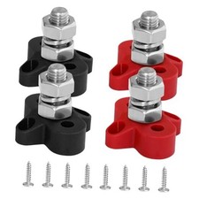 12v Terminal Block, 3/8" Single Stud Battery Junction Posts Block 3/8" M10