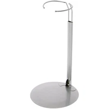 Plymor DSP-90S Silver Adjustable Doll Stand, fits 15-21 inch Dolls