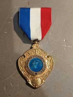 Médaille "d'or" Fédération Française de Football / Medal Foot FFF 2000 - Photo 1/4