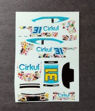 2024 Custom Daniel Hemric 31 Cirkul 1/64 Waterslide Decals