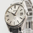 *Vintage 1970 w/Case* SEIKO Skyliner 6102-8000 Hand Winding Date Silver 37mm Men