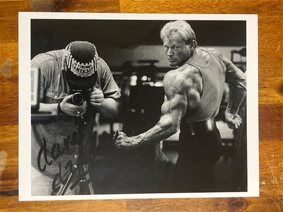 DAVE DRAPER bodybuilding AUTOGRAPHED signed muscle photo Reprint