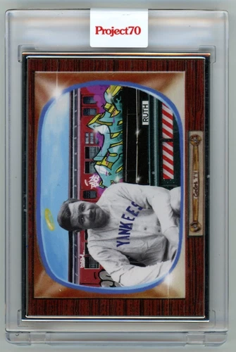 2021 Topps Project 70 Card #728 1955 Babe Ruth by CES Artist Proof 31/51 Yankees
