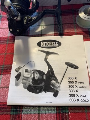 Old Stock Mitchell 308X Open Face Fishing Reel Spinning Reel
