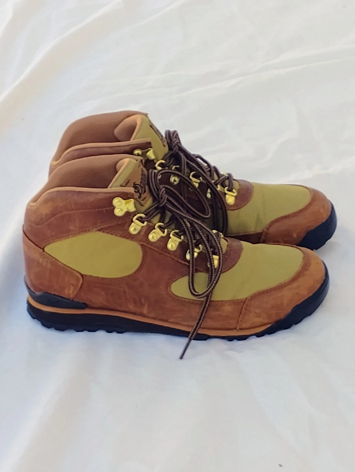 Danner Jag Men's Waterproof Hiking Boots Brown/Khaki Suede Textile Size 8