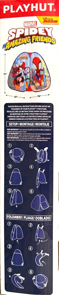 Marvel Spidey and his Amazing Friends Clásico Escondite Pop-Up Juego Tienda PLAYHUT Foto 4 de 4