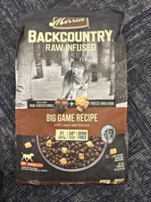 Merrick Backcountry Raw Infused Grain-Free Big Game Freeze-Dried Dog Food 20lb