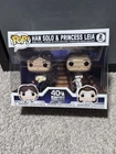 Han Solo And Princess Leia Funko Pop 2-Pack Star Wars Empire Strikes Back 40th