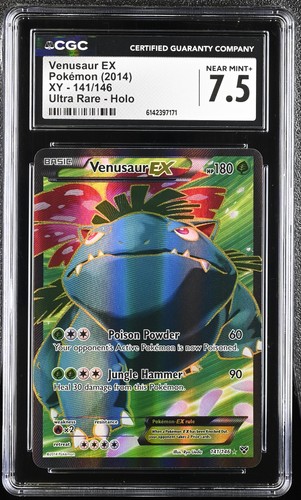 Venusaur-EX graded CGC 7.5 for sale on eBay