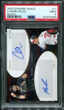 2025 Connor Norby/Brooks Lee Rookie Auto Dynamic Duals Black /50 #11E PSA 9