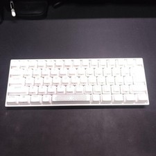 Corsair K65 RGB MINI Mechanical Keyboard White Cherry MX Silver switch Used