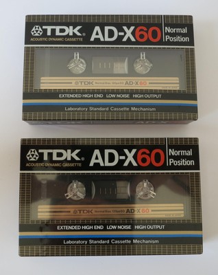 TDK Cassette AD-X60 Pack 2 unidades