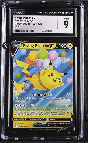 Flying Pikachu V graded CGC 9 for sale on eBay