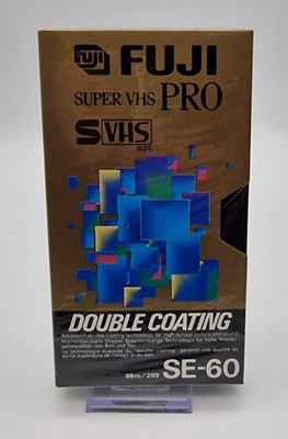 Fuji SE-60 Super VHS Pro 625 Kassette - Leerkassette - Double Coating - NEU