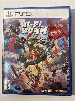 BRAND NEW HI-FI RUSH DELUXE EDITION LIMITED RUN GAMES PS5 U.S. ESRB IN HAND!