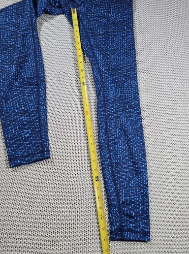 Lululemon Wunder Under Pant III Samba Snake Kayak Hero Blue Leggings Sz 10 - Picture 6 of 10