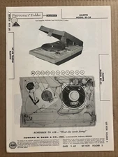 Vintage Sams Photofact Schematic 5-1969 JULIETTE MODEL RP-24