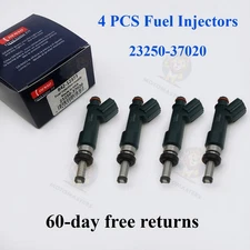 4PCS Denso Fuel Injectors For 10-15 Lexus CT200h Toyota Prius 1.8L 23250-37020