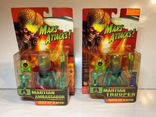 MARS ATTACKS!  Martian Ambassador AND Martian Trooper in Sealed Package