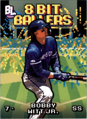 2023 Topps Big League 8-Bit Ballers #8B11 Bobby Witt Jr. - BB