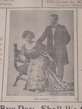 AUG  1910 NEWSPAPER PG #2877- THE FLOYDS CHAUTAUQUA MAGIC ACT- MT PLEASANT IOWA