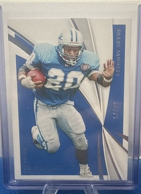 2021 IMMACULATE COLLECTION  BARRY SANDERS #ED 50/75 SUPER RARE LIONS HOF SP