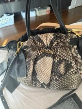 Prada Python Print Bag