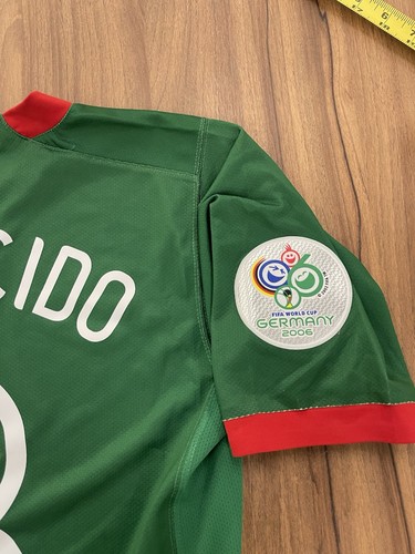 Nike Mexico 2006 World Cup Jersey Carlos Salcido #3 Player Edition Utileria S - Picture 5 of 10
